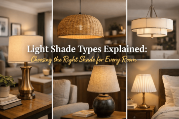 Light Shade Types Explained: Choosing the Right Shade for Every Room
