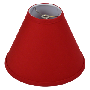 4 x 10 x 8 Round Lampshade with Nickel Washer Attachment