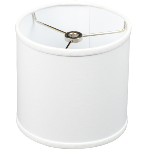 6 x 6 x 6 Drum Lampshade with Nickel Washer Attachment
