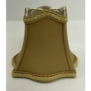 Crowned Square Bell Lampshade 2.5-5-4.5 Gold