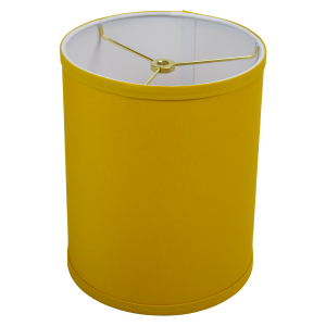 8 x 8 x 10 Drum Lampshade with Brass Washer Attachment