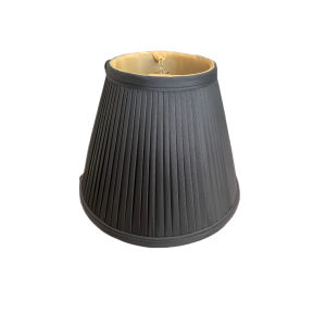 Pleated Candle Lampshade 3-5-4.5 Black
