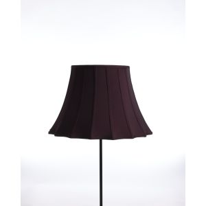 9 x 16 x 11.5 Aubergine Stretched Inverted Scallop Gypsy Bell Lampshade