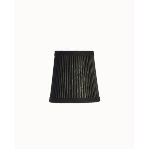 3 x 4 x 4.25 Mini Empire Black Wood and Tortoise Sconce Lampshade