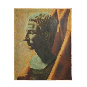 Oil on Canvas Roman Bust