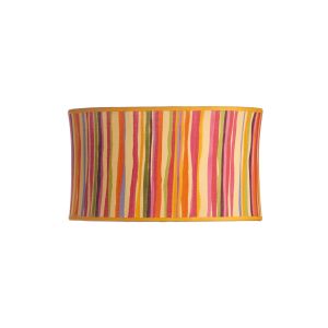 14 x 14 x 8 Surfboard Oval Stretched Etro Cabana Stripe Lampshade