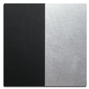 Paper Black w/ Silver Foil