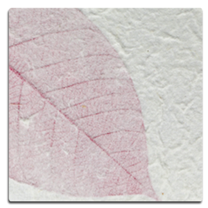 Paper Kozo - Fossil Leaf Pink